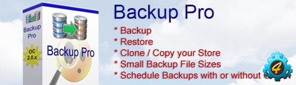 модуль резервного копирования для Opencart